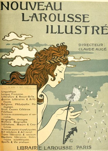 Couverture d'un antique dictionnaire (C Larousse). Une saine lecture à laquelle nos élus devraient s'adonner plus souvent...