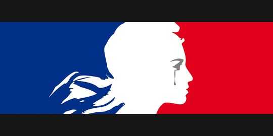 Une Marianne bien triste de voir tout celà...